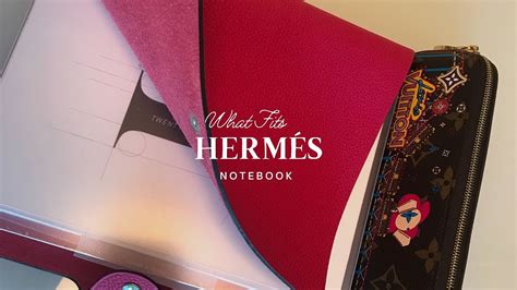 hermes ulysse notebook size|hermes agenda book.